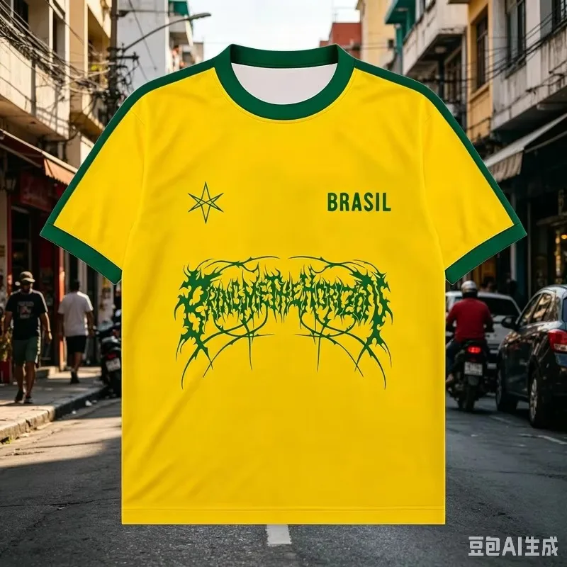 2026 L.I.V.E. in São Paulo Jersey BMTH Rock Band T Shirts Summer Y2K Hip Hop Street Casual Fashion Clothing Unisex Short Sleeve