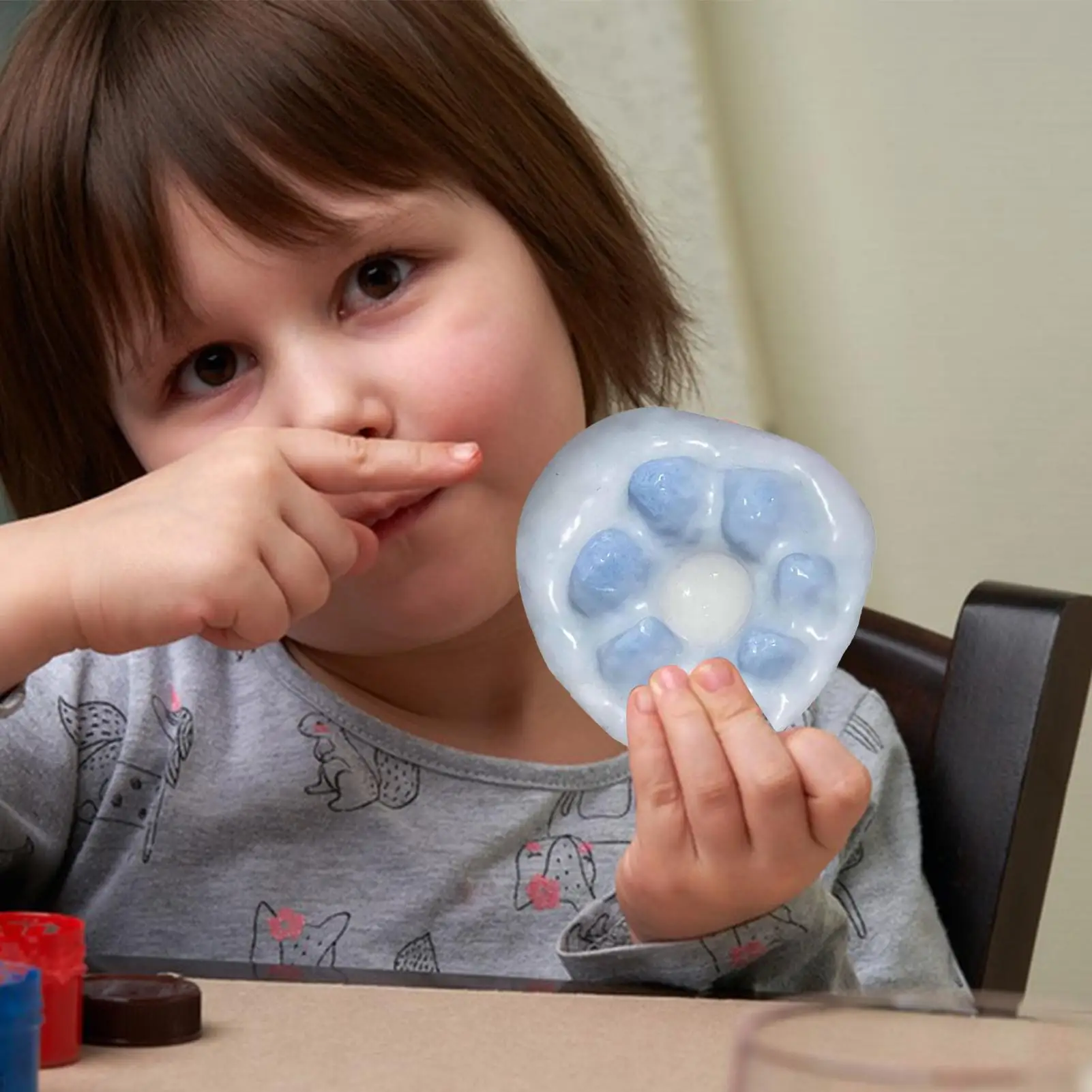 Pelotas antiestrés para adultos, pelota de ejercicio de mano moldeable, juguete sensorial, arroz glutinoso, decoración de escritorio para adultos diarios, niños, estudio de trabajo