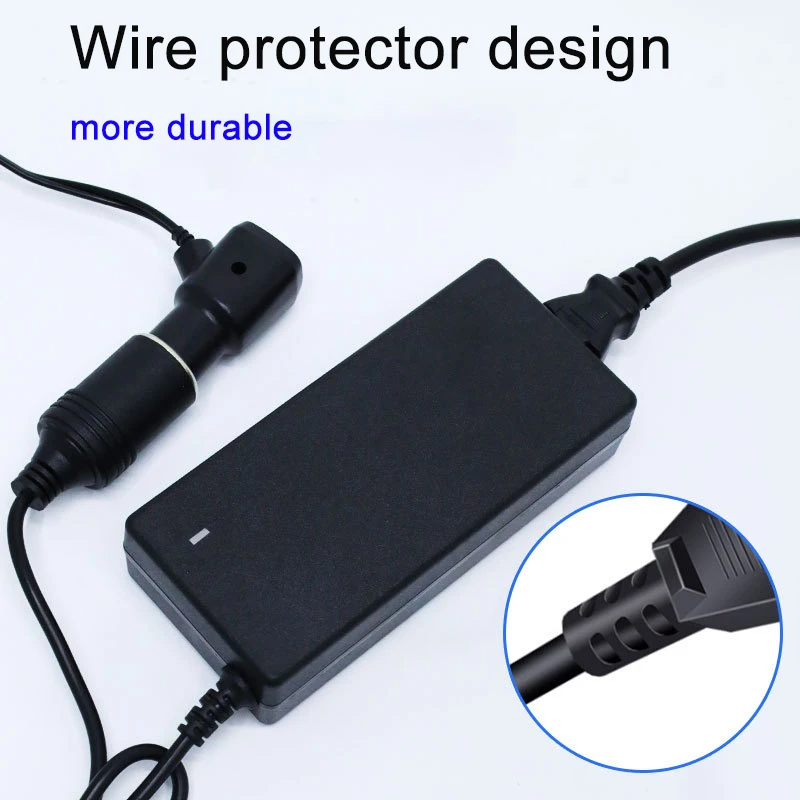 110V 220V to 12V Car Power Converter 60W Charger Veicular for Car Vacuum Cleaner Refrigerator Transformer Vehicle to Household