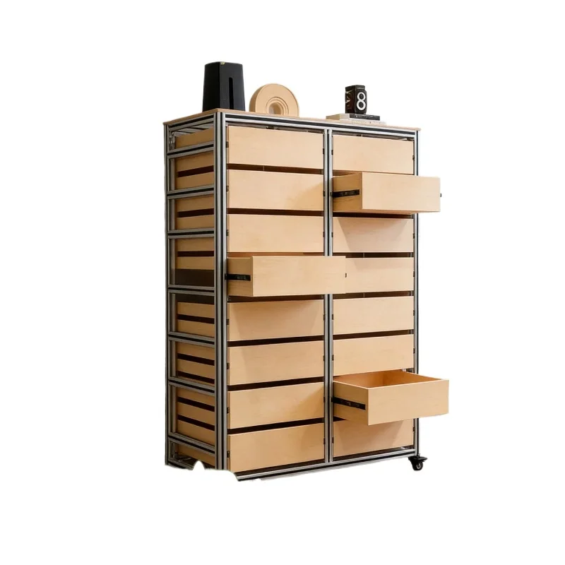 CX Multifunctional Storage Edge, Multi-Layer Drawer Office File Locker