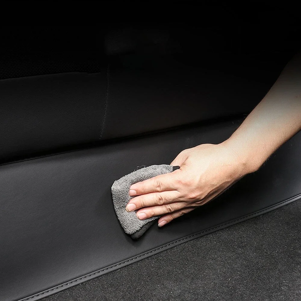 For Tesla Model Y Juniper Rear Seat Kick Pad Cover Interior Strip Corner Guard Anti-Kick Protector Accessory image 2