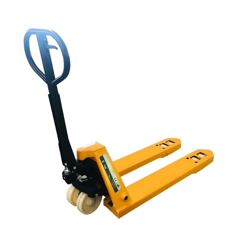 Manual, hydraulic truck, multi-purpose, for truck warehouse, rubber handle, thickened, sturdy body