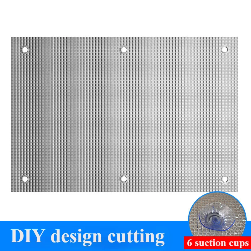 DIY Design Window Sun Shade Film Home Sunshade Protector Pad Aluminum Foil Anti-UV Insulation Film Window Privacy Film Sunshade