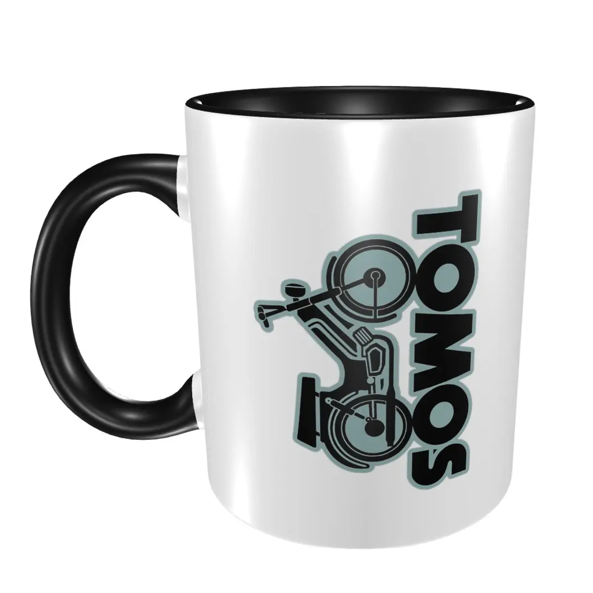 

Tomos Moped Mug Funny Ceramic Coffee Cups Tea Mugs Milk Cup Drinkware Gift for Friends