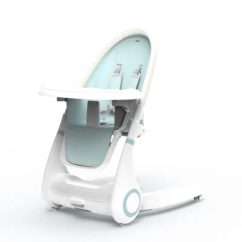 Multifunctional baby high chair with wheels 4 in 1  Toddler high chairs  baby feeding seat