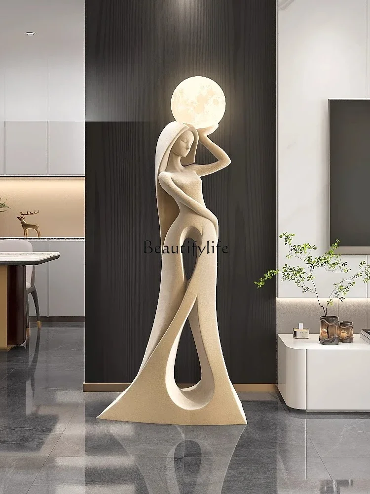 

ld14 Abstract art figure floor lamp ornament home decoration