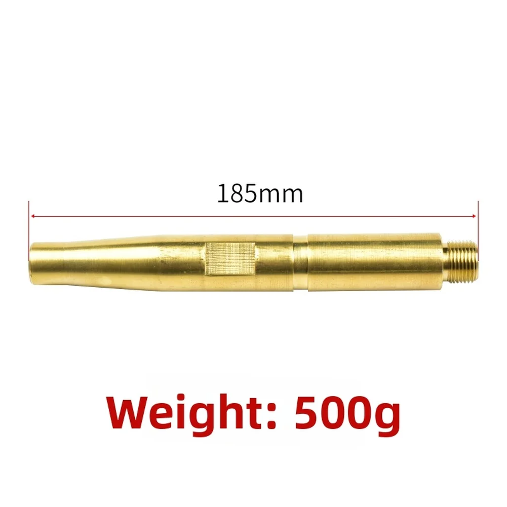 Conductive Nozzle for Industrial Submerged Welding Machines with 185mm Length and Standardized M14x1.5 and M18x1.5 Threading