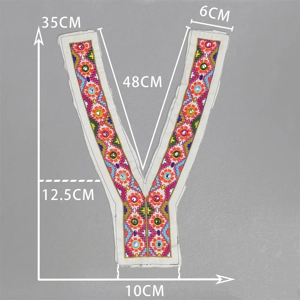 Fashion High Quality Lace Collar Ethnic Style Multi-color Style DIY Sewing Costume Clothing Accessories Decoration