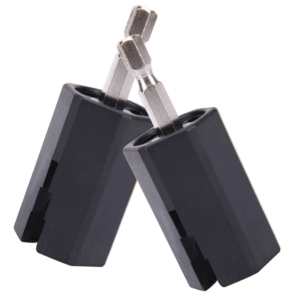 

2 Pcs Winding Guitar Button Replacement Tool Electric Drill Winder Metal Acoustic Accessory