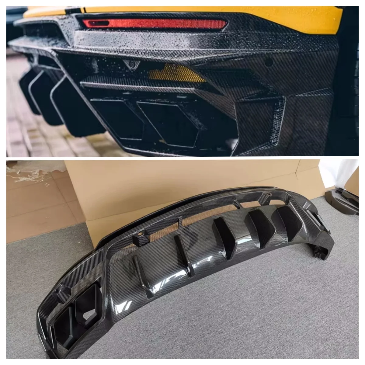 

M-style Carbon Fiber Body Kit for Lamborghini Urus True Carbon Fiber Rear Diffuser Body Kit