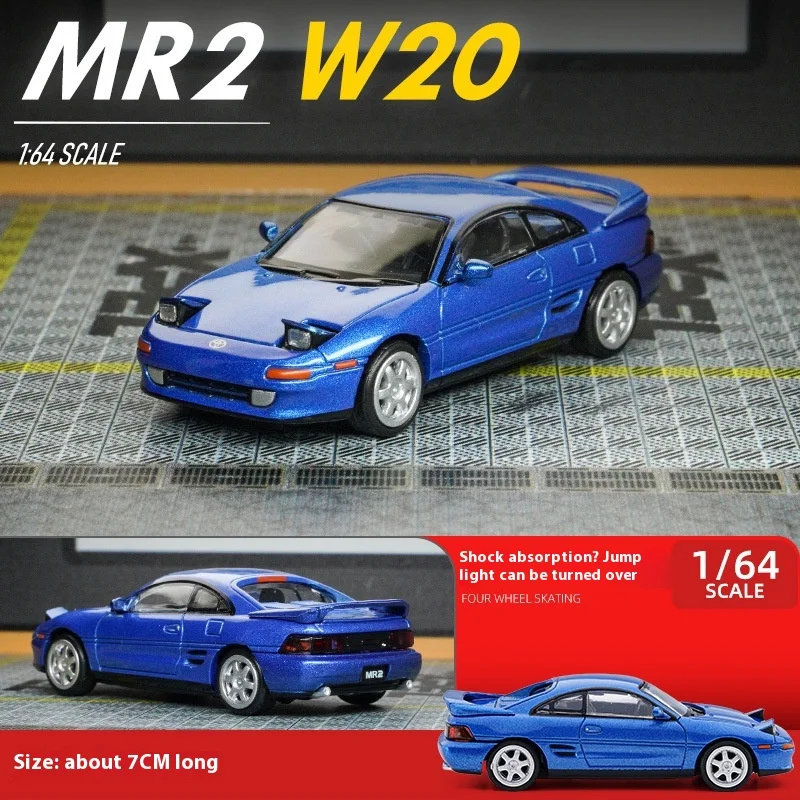 Um 1/64 toyota mr2w20 Sportwagen legierung Auto Modells imulation Kleinwagen Modells ammlung Miniatur modell