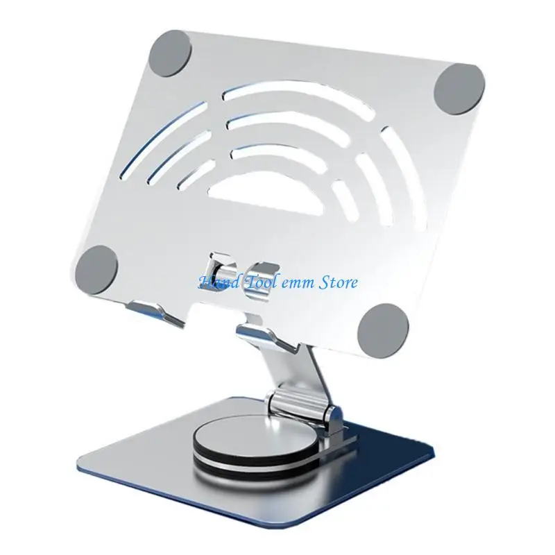 

H37F Adjustable Aluminum Tablet Stand 360 Degree Rotating Desk Holder for Tablets