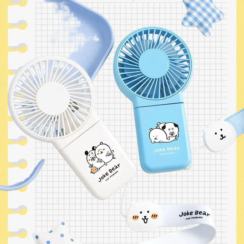 ちいかわ Chiikawa Joke Bear Mini Handheld Fan USB Charging Foldable Adjustable Wind Portable Kawaii Creative Daily Use Gift 2026 NEW - view 4