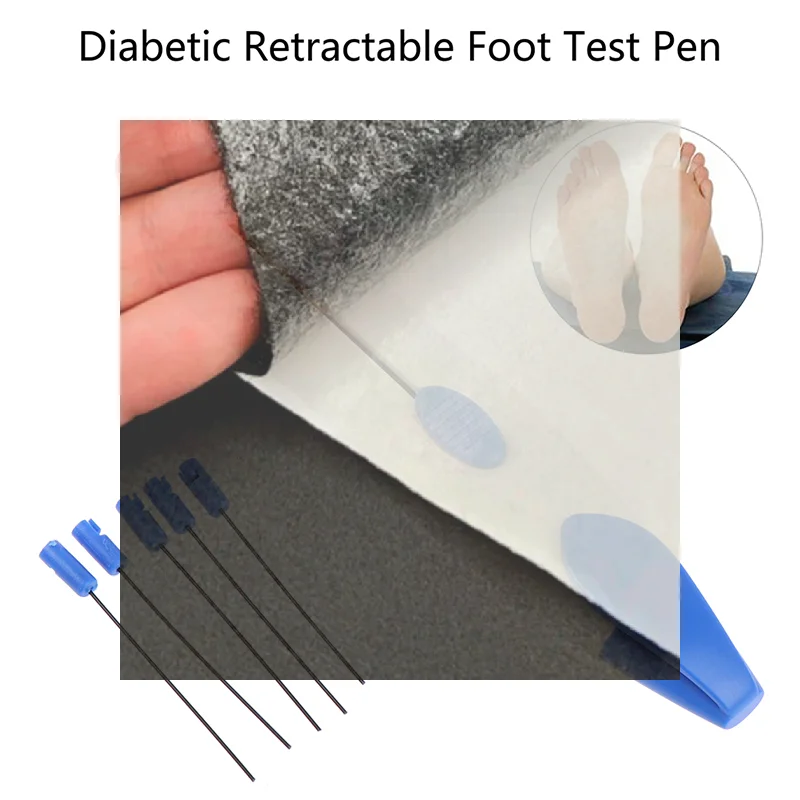Foot Tester Diabetes Monofilament Retractable Diagnostic Filamen Pen Tool Set