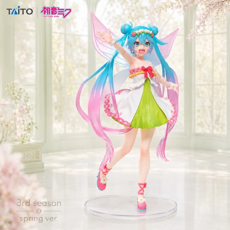 figurine-originale-et-authentique-taito-hatsune-miku-quatre-saisons-3eme-saison-version-printemps-18-cm-figurine-d'anime-vocaloid-objet-de-collection