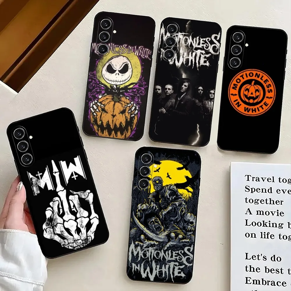 Motionless In Whites  Phone Case For Samsung S24,21,22,23,30,Ultra,S20,Plus,Fe,Lite,Note,10,9,5G Black Soft Cover