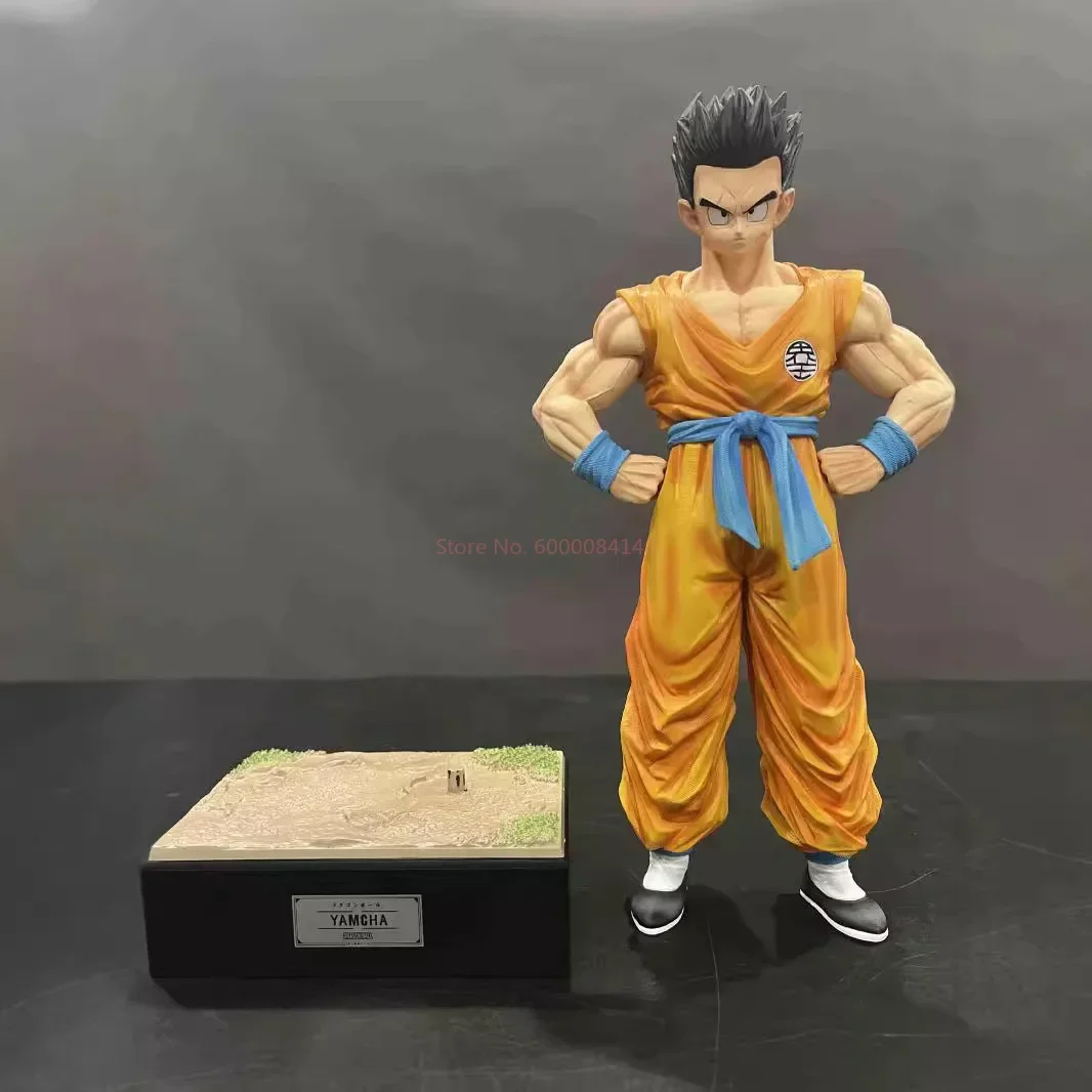 Anime Dragon Ball Z Yamcha Action Figure, Gk PVC Modelo, Desktop Decoração, Coleção Ornamento, Crianças Aniversário Brinquedos Presente, Novo