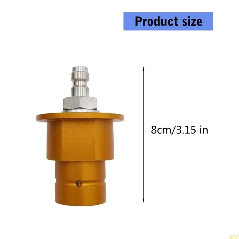 A0NC تركيب سريع محول آلة المشروبات الغازية موصل معدني مانع للتسرب سهل التنظيف