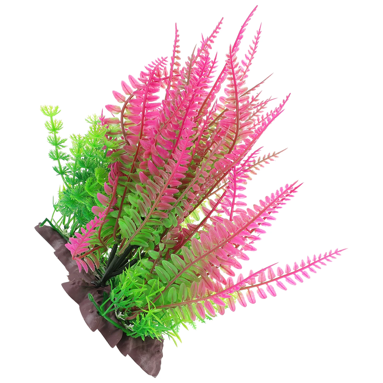 

Artificial Natural-Looking Water Grass Decorations Accessories Plastic Faux Plants Realistic Aquarium Plant Decors Tank