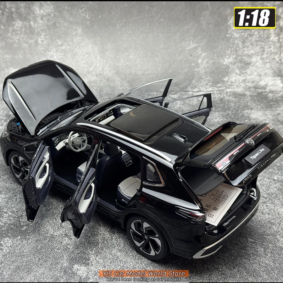 OEM Car Model TIGUAN L Pro 2024 1:18 Metal car model SUV static decoration holiday gift collection