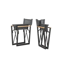 Outdoor beach folding garden chair with aluminum directors chair black teak wood pool chairs lounge