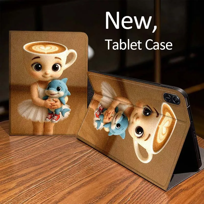 

Cartoon cute pattern For Huawei MatePad Air SE Pro M6 M5 M2 T10s T5 10 11 12.6 11.5 12 X 10.8 Inch 10.1 Tablet Case