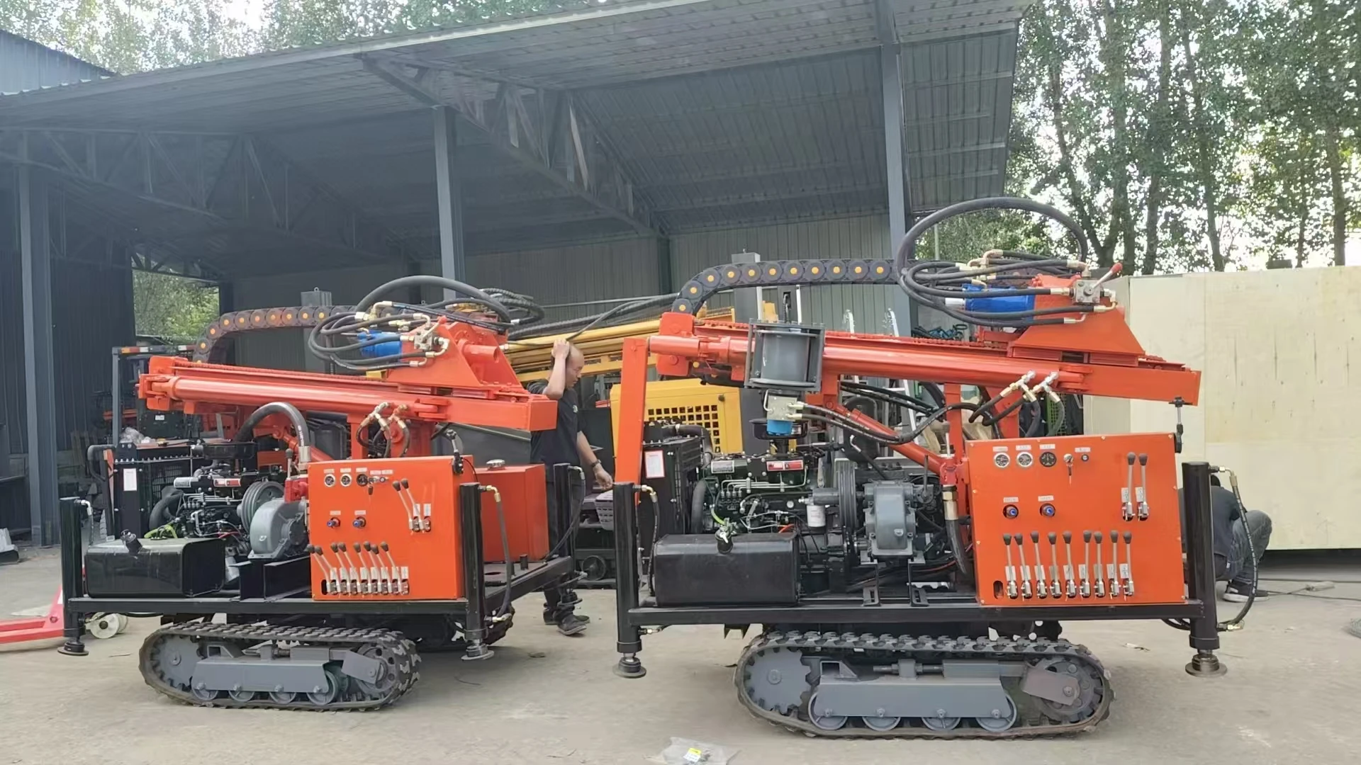 Индивидуальная буровая установка для водяных скважин, 100 м, 180 м, 200 м, гидравлические буровые установки, роторные буровые машины для сверл для скважин на продажу