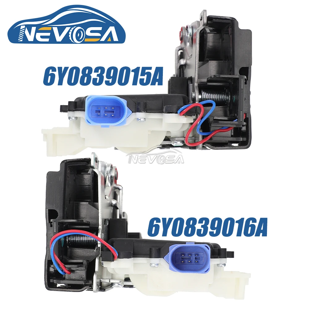 NEVOSA 6Y0839015A 6Y0839016A Rear Left & Rear Right Door Lock Actuator For VW T5 POLO SKODA FABIA ROOMSTER SKODA FABIA ROOMSTER