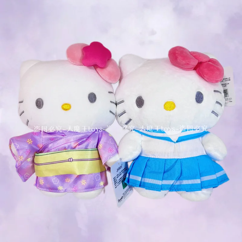 Medieval Hellokitty Plush Genuine Plush Collection Doll Kimono Sea Soul Shirt Jk Skirt Hello Kitty Plush Toy Doll Collectibl Toy