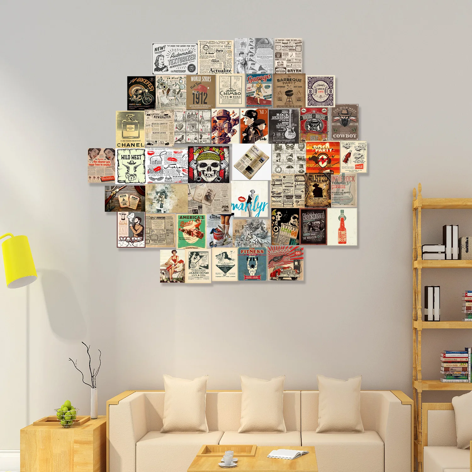 بطاقة بريدية صور الفن التصويري مجموعة جدار مجموعة الفن التصويري Exqusite الجمالية الملصقات ديكور غرفة نوم