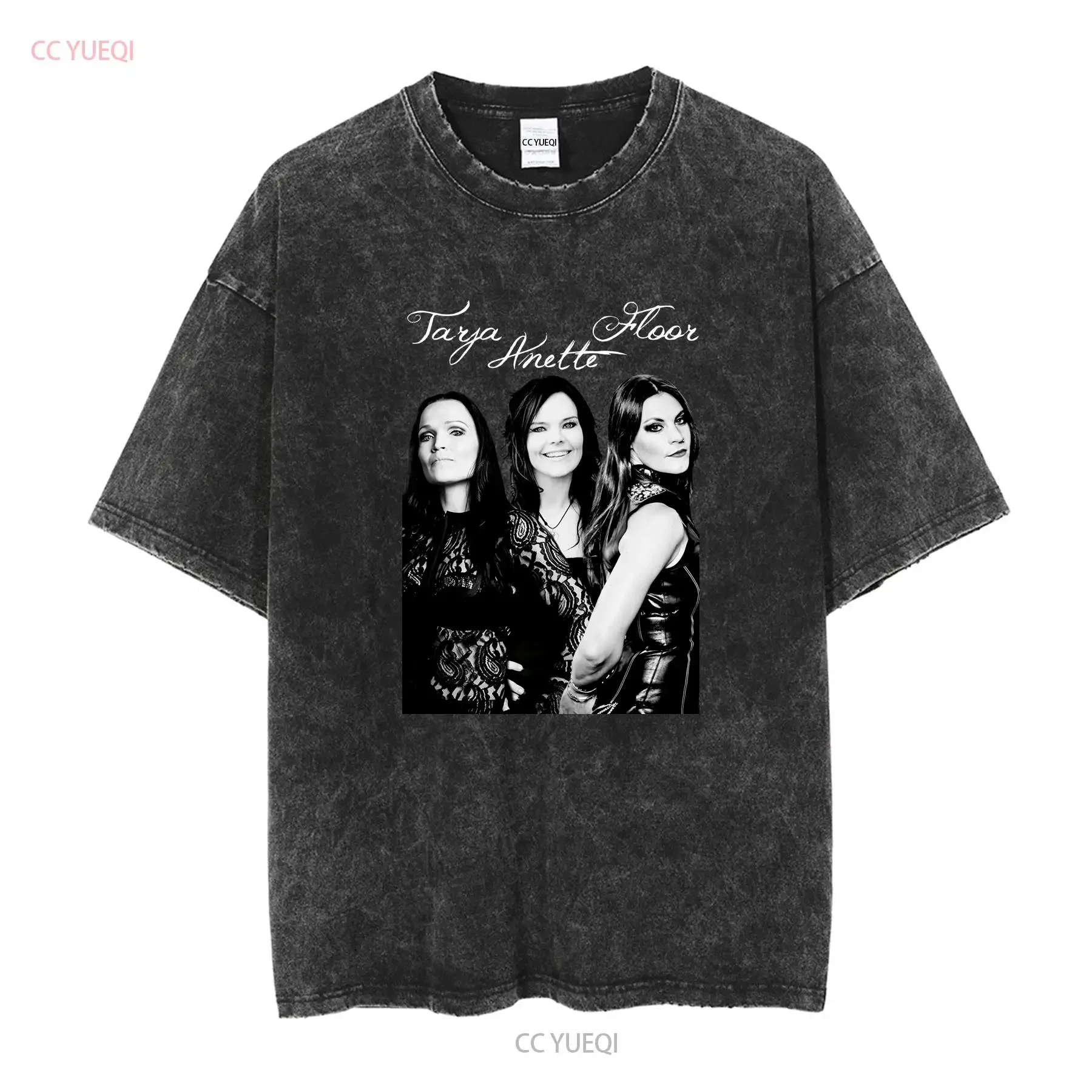 Tarja Turunen Anette Olzon Floor Jansen Nightwish T Shirt S to 5XL  vintage Washed Versatile Comfortable Soft graphic Stylish