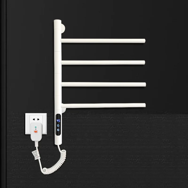 Smart Heated Electric Towel Racks Heater Drying Rack Stainless Steel Electric Electric Heating Towel Rack