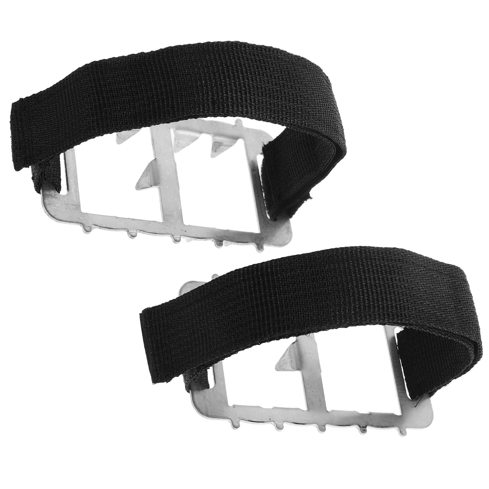 

s Mountaineering Anti slip Ice Crampons Durable Material Sturdy Studs Snow Grips Shoes Covers Hiking Camping Outdoor Activities