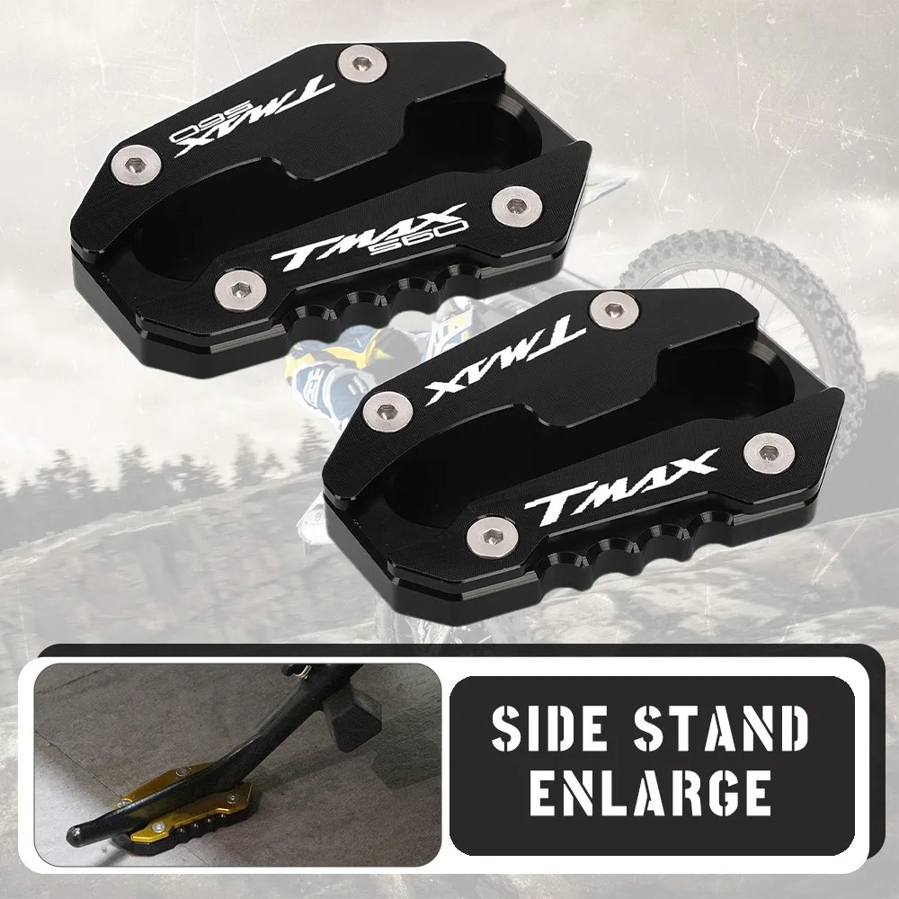 

Motorcycle For YAMAHA TMAX560 TECH MAX 2020-2022 2023 2024 2025 2026 T-MAX TMAX 560 Side Stand Enlarge Plate Kickstand Extension