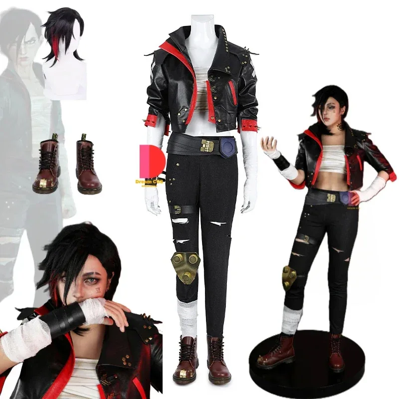 

Игра LOL Season 2, Brawler Vi, карнавальный костюм LOL Battle Damage Vi, униформа, наряды на Хэллоуин, новая кожа, популярная одежда в стиле аниме ComicCon