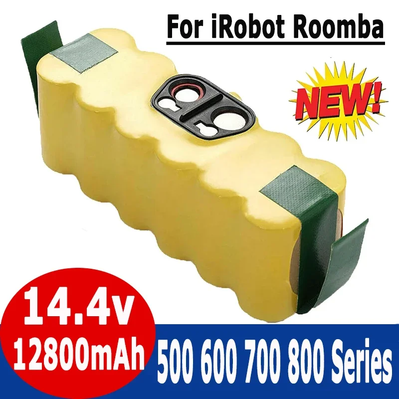 For iRobot Roomba 500 12800mAh 14.4V 12800mAh Battery Roomba 600 700 800 Series Vacuum Cleaner iRobot roomba 620 650 770 780 580