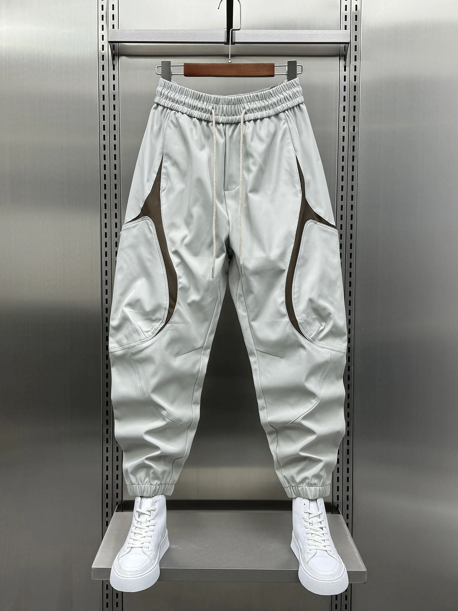 

Свободные повседневные мужские брюки Spor, осень 2024, новинка Faion Color Blo, свободные молодежные брюки-ножи, модная уличная одежда