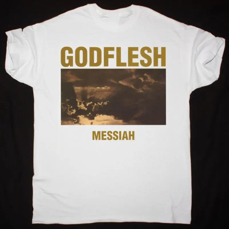 Vtg GODFLESH BAND MESSIAH Short Sleeve Cotton White S-5XL Unisex T Shirt AA1334