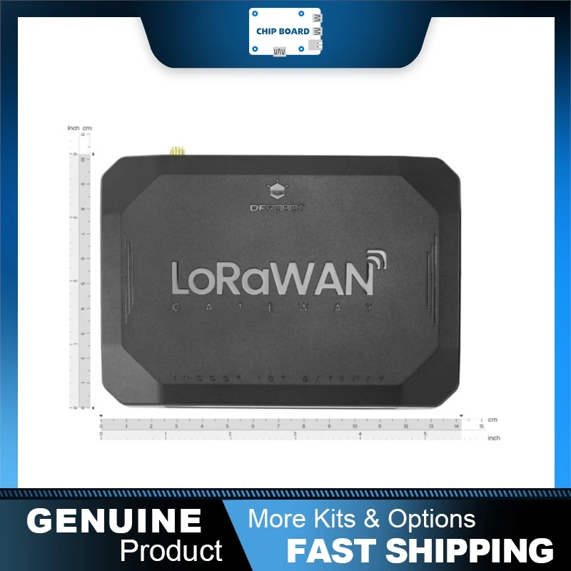 DFRobot Private LoRaWAN Gateway EU868, Semtech SX1302 8CH, Node-RED, MQTT, WiFi 2.4G & Ethernet Local Server