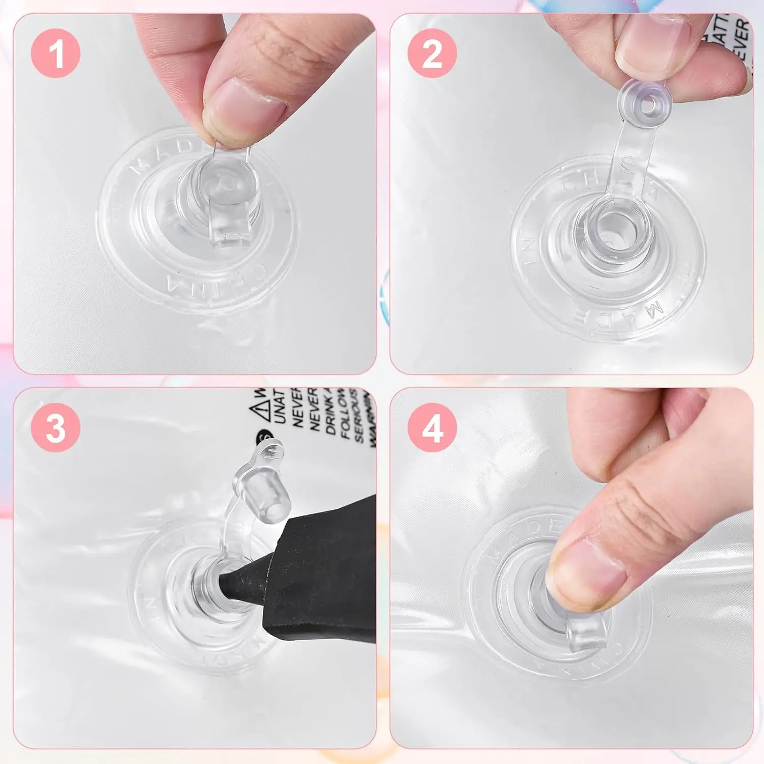 Flotteur gonflable en forme de cœur pour piscine, 3 pièces, anneaux de piscine, Tube pour chaises longues