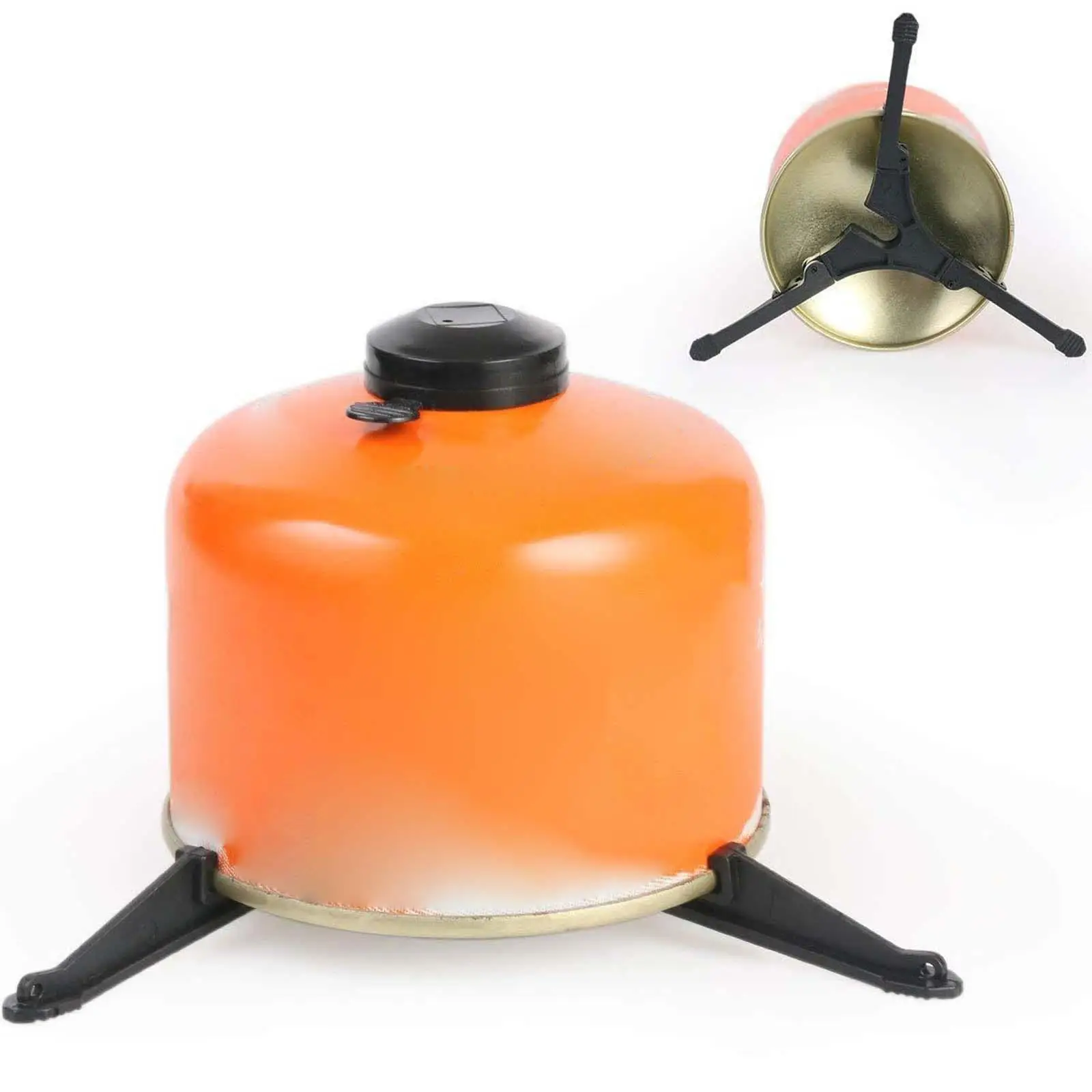 Outdoor Camping Gas Tank Holder Foldable Anti Slip Cooking Gas Tank Stove Stand for Cooking Camping Kitchen Fishing Accessories