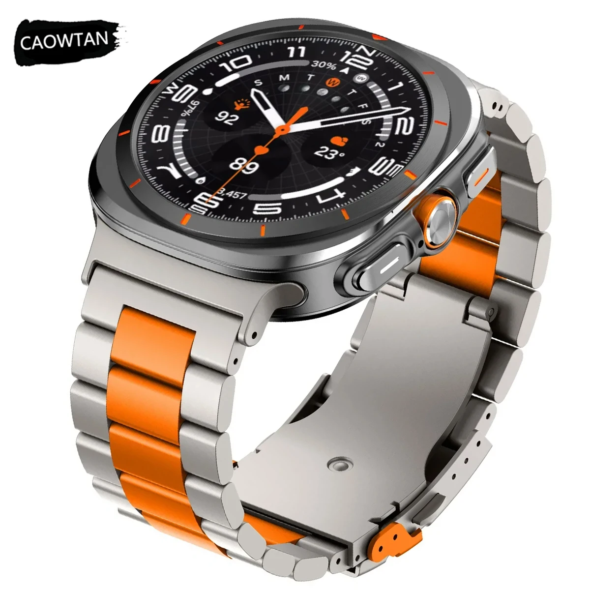 Titanarmband für Samsung Galaxy Ultra Watch 7 47 mm Metallarmband für SAMSUNG GALAXY ULTRA 47 mm 47 Luxus-Business-Armband Correa