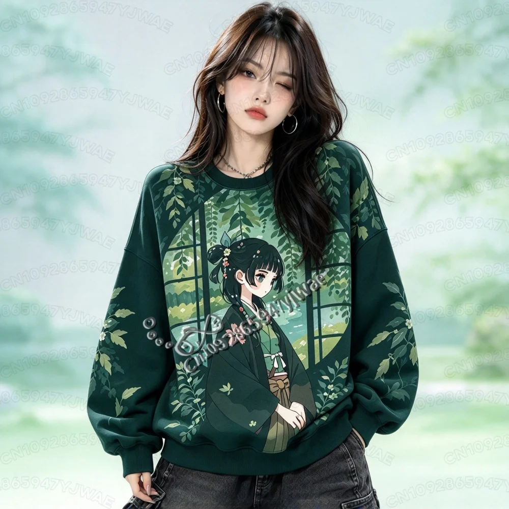 2026 Women Winter Cartoon Betty Print Sweatshirt Cartoon Fans Christmas Costume Round Neck Hoodie Men Women Unisex Sweatshirt