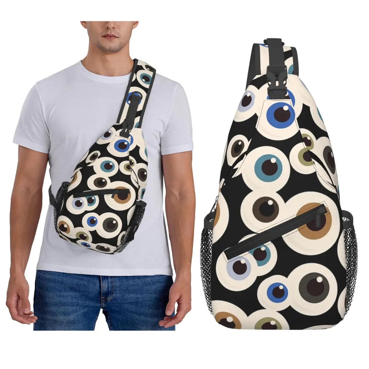 

Ophthalmologist, Optometrist, Optometry, Eye Dr, Eyeballs Chest Bag Men Sling Crossbody Backpack Chest Bag Daypack Shoulder Bag
