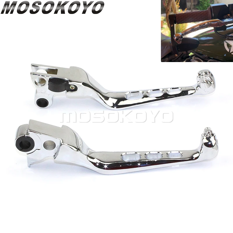 Skull Hand Brake Clutch Lever Motorcycle Accessories For Harley 48 72 883 1200 Sportster Custom Iron Dyna Wide Glide Low Rider