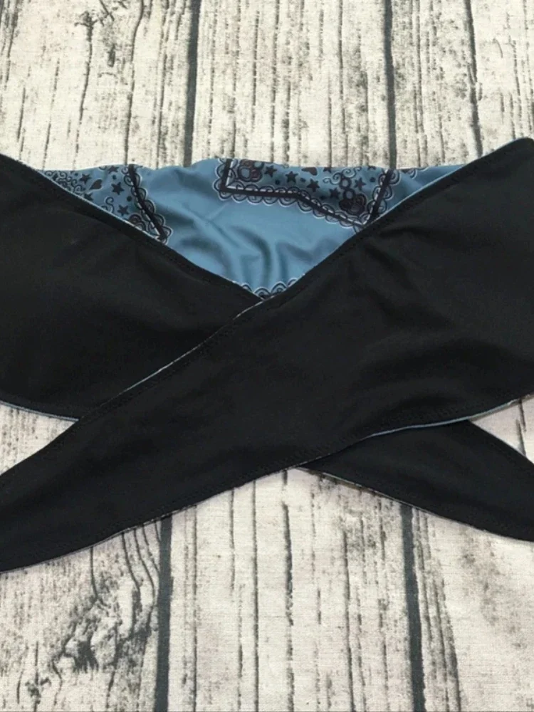 Retro Print Bikini Set 2025 Bow Swimsuit for Women Low Waist Lace-up Thong Swimwear with Straps Summer Vacation Bathing Suit