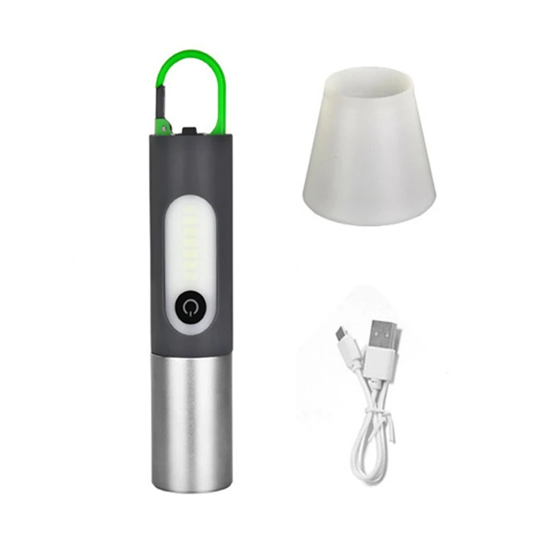 높은 루멘 LED 충전식 손전등, 4 가지 모드 조명 투광 조명, 토치 야외 캠핑에 적합