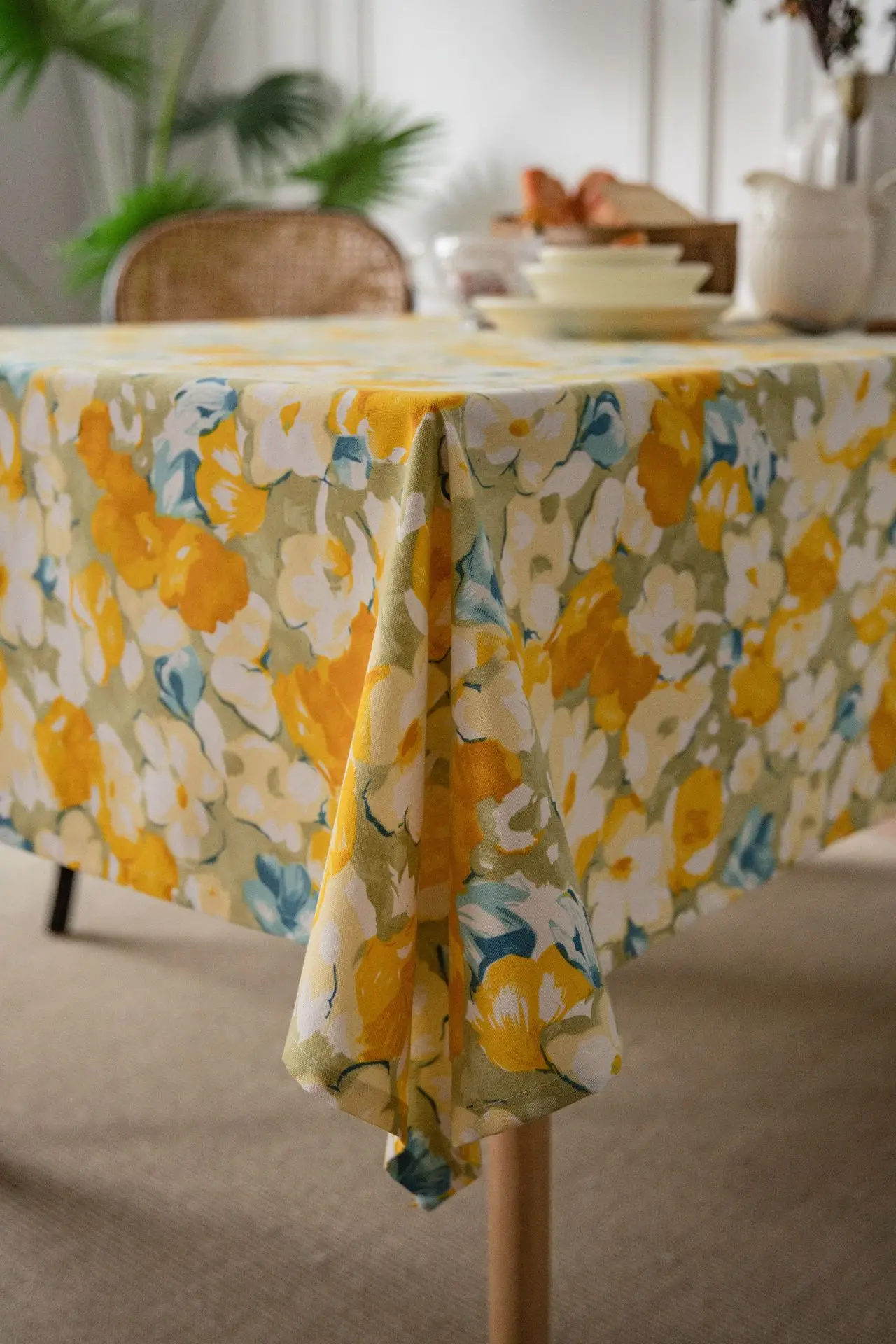 

Rectangular Tablecloth for Dining Table, Coffee Tables Cloth, Desks Cover for Wedding, Home Room Decor
