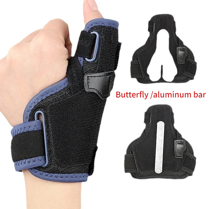 2 in 1 Thumb Splint Support Brace for Tenosynovitis Arthritis Tendonitis Trigger Thumb Immobilizer Fits Men Women Left and Right