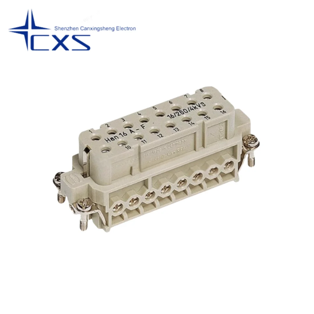 

1pcs 09200162812 Harding Connector Han 16A-BU-S 16-pin female core original